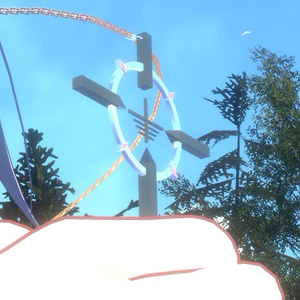 Reticle Cross Necklace 缩略图 3