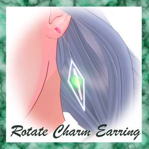 Rotate Charm Earring