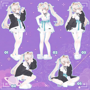 【無料版/FREE あり】【VRC 自撮り ポーズセット】VRC Selfie Pose Set 🐙 JellyFish Shop 缩略图 2