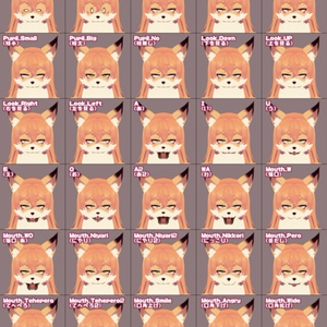 Multipurpose fox 3D avatar "Kemonose Ifu" 多目的狐3Dアバター「獣ノ瀬　暖(earlytype)」 缩略图 2