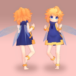 多目的3D妖精モデル「めゆ」3dmodel「meyu」 缩略图 2