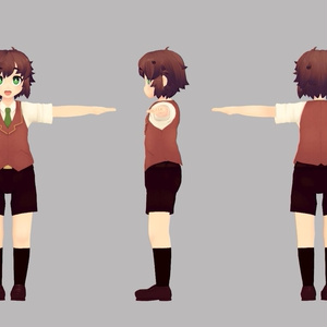 多目的男の子3Dモデル「ユータくん」 Multipurpose boy 3D model 「Yuta」 缩略图 2