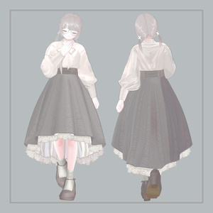 【4アバター対応】Library Girl's Dress 缩略图 10