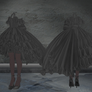 【複数アバター対応衣装】La Rose Noble Dress 缩略图 4