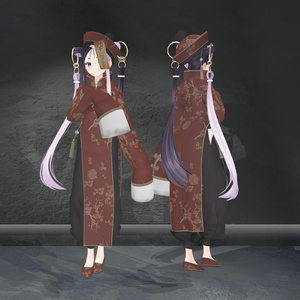 【２アバター対応】僵尸龍袍-Costume- 缩略图 4