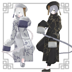 【２アバター対応】僵尸龍袍-Costume- 缩略图 10