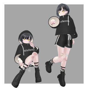 【3アバター対応衣装】BADASS GIRL 缩略图 5