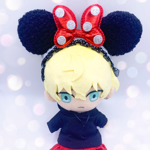 おまんじゅう　着ぐるみ　ぬい服　オーダー　２点 おまんじゅう 着ぐるみ ぬい服 ブルー 薄ピンク ねこみみ