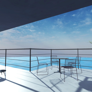 海辺の別荘 + 家具70セット！unitypackage+FBX 缩略图 6
