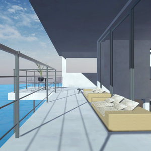 海辺の別荘 + 家具70セット！unitypackage+FBX 缩略图 7
