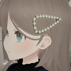 【VRChat想定】パールヘアピン　10点セット 缩略图 4