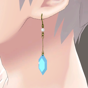 【PB対応】夏にぴったり？クリスタルピアス