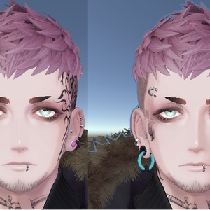 【珍飯亭 顔/髪 アバター対応】 SDF Shaddow Texture
