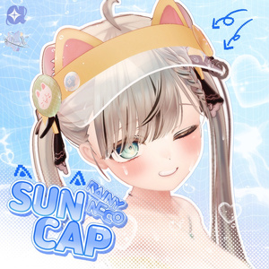 ALPHANO#Rainy_Neco_SunCap For MANUKA & Moe & Lime & Kikyo & Selestia & Shinra & Linla & Mamehinata
