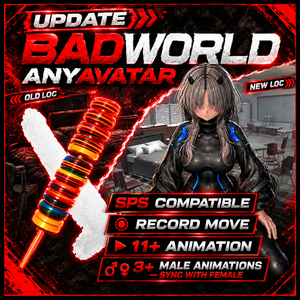 『badworld』 "UPDATE" NEW ROOM +3 animation