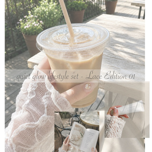 ✳︎ quiet glow lifestyle set - Lace Edition 01 -韓国風ライフスタイルフォト-