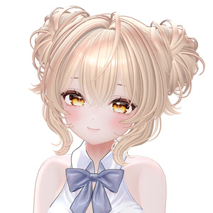 【VRC Hair】 Fairy Twin Bun Hair 【13アバター対応】 缩略图 9