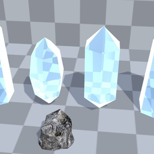 環境モデルセット Vol.2「水晶の洞窟」（Unity対応）