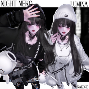 【２１アバター対応】nightneko　#mirakore 缩略图 16