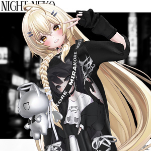 【２１アバター対応】nightneko　#mirakore 缩略图 2