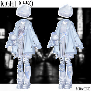 【２１アバター対応】nightneko　#mirakore 缩略图 21