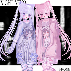 【２１アバター対応】nightneko　#mirakore 缩略图 3