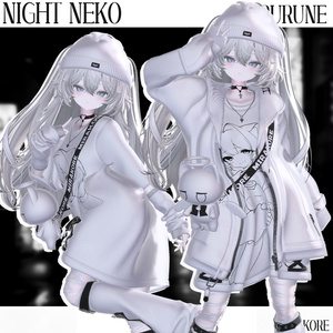 【２１アバター対応】nightneko　#mirakore 缩略图 9