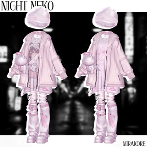 【２１アバター対応】nightneko　#mirakore 缩略图 20