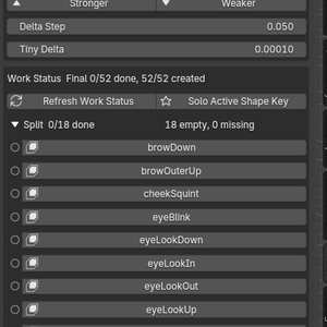 YAARKitHelper - Blender Addon for 52 ARKit Blendshapes (Perfect Sync)