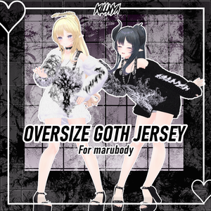 『MARUBODY対応』OVERSIZE GOTH JERSEY