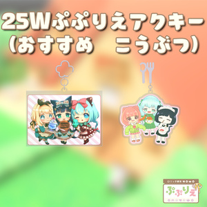 【3D小物】25Wぷぷりえアクキー