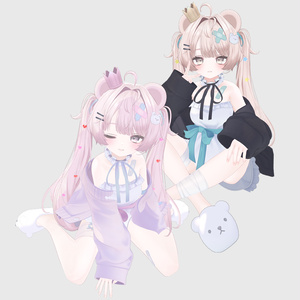 【ミルフィ】More Cute! hair accessory【VRC想定】 缩略图 4