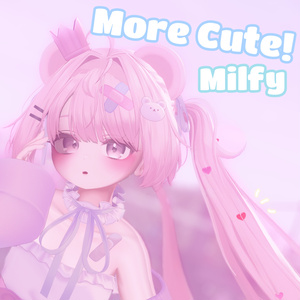 【ミルフィ】More Cute! hair accessory【VRC想定】