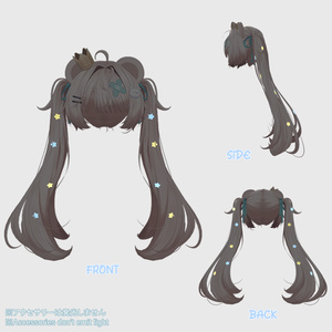 【ミルフィ】More Cute! hair accessory【VRC想定】 缩略图 2