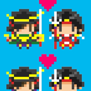 ダテサナアクリルスタンド（ドット風）