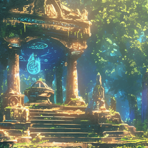 🧙‍♀️ファンタジー創作に使える、異世界背景素材セットです。 本商品は、「太古の祠」をテーマにした背景画像3枚セットです。 昼・夕・夜、それぞれの時間帯の情景を用意しました。
