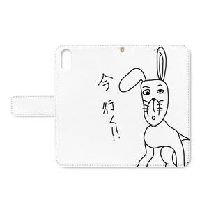 今行くウサギiPhoneカバー