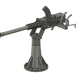 1/80　艦載　単装機関銃　【組立キット】