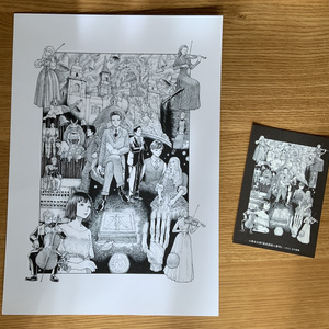 複製原画『黒死館殺人事件』