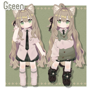 制服風デフォルト衣装テクスチャ vol2 - Uniform Outfit Texture vol2 - 缩略图 4