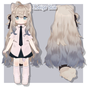 くすみヘアーテクスチャ  - Dusty Color Hair Texture - 缩略图 4