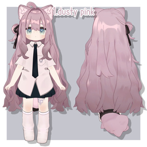 くすみヘアーテクスチャ  - Dusty Color Hair Texture - 缩略图 2