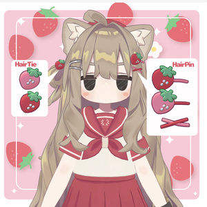 いちごヘアゴム＆いちごヘアピン🍓 缩略图 2