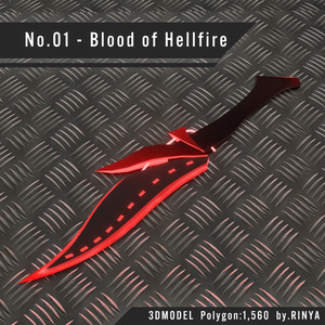 【Original 3D Model】Blood of Hellfire