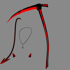Devil Pack, Scythe, Necklace, Horns, Tail