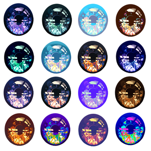 Multicolored Vroid Iris