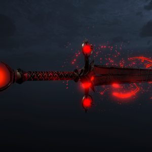 【Unity/VRChat】Diabolic Sword ( Effects + Sword )