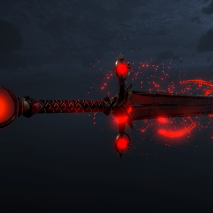 【Unity/VRChat】Diabolic Sword ( Effects + Sword )
