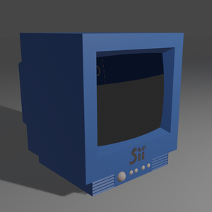 Sii Television | (3d model}