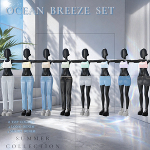 ✨ SALE/60%OFF【10アバター対応】 ✨ 👖ENAGA fit - Ocean Breeze Set👖 缩略图 3